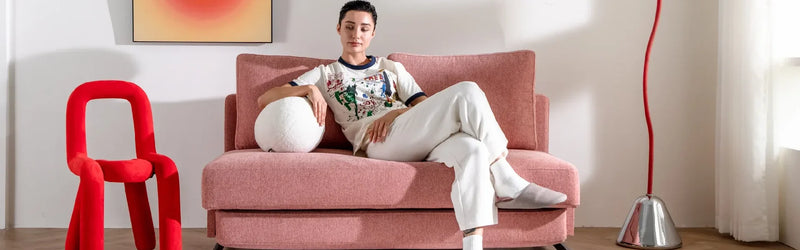 Pink Sofa Bed