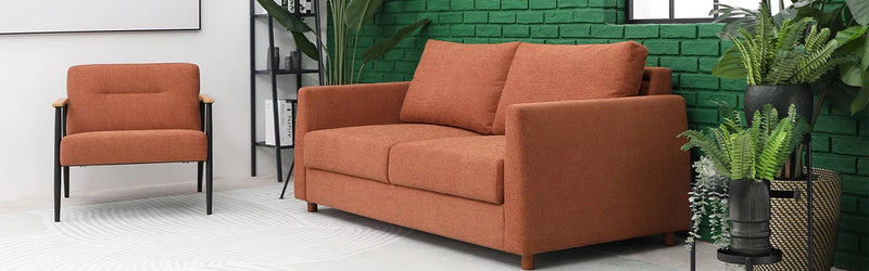 Sofa-bed Orange