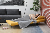 Alna Chair Sleeper - Open Box - Tuscany Yellow