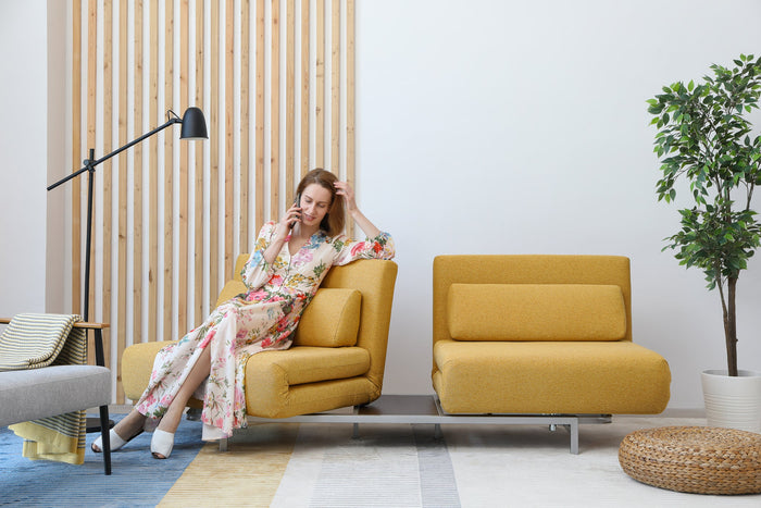 Functional Furniture  swivel function king-sized sleeper pull out bed apartment furniture Spaze Furniture sofa bed sofa beds