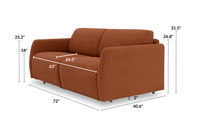 Aspen 2 Seat Sofa Bed