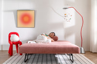 small spaces multi-functional queen-sized sleeper Sofa bed Comfortable sofa bed Best pull out couch pink  Sofa Beds Modern Furniture Queen Sofa Bed 