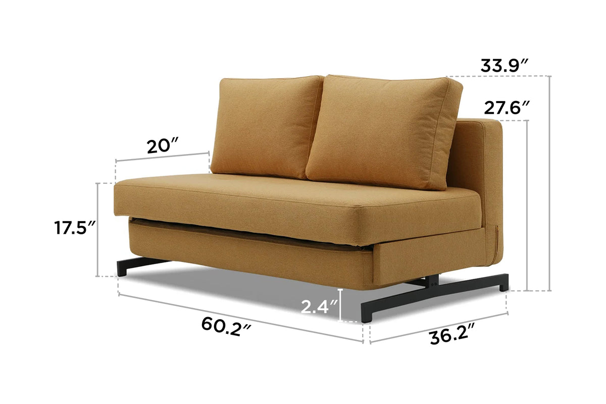 Bamton Armless Sofa Bed