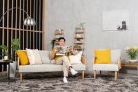 Indoor wicker furniture two seats sofas modern sofa best sofas best couches couch fabric sofas small space furniture wooden legs