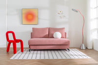 small spaces multi-functional queen-sized sleeper Sofa bed Comfortable sofa bed Best pull out couch armless pink