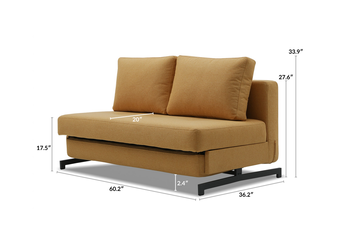 Bamton Armless Sofa Bed