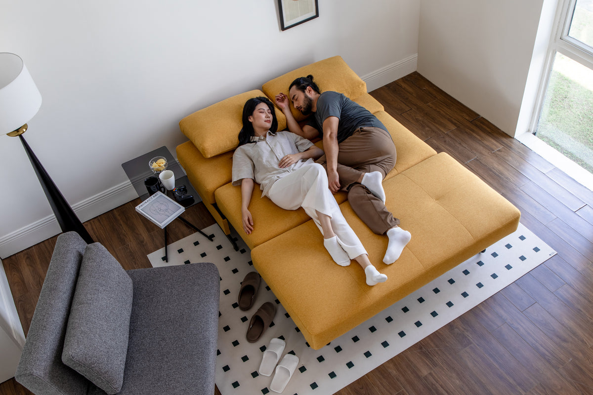 Bamton Armless Sofa Bed