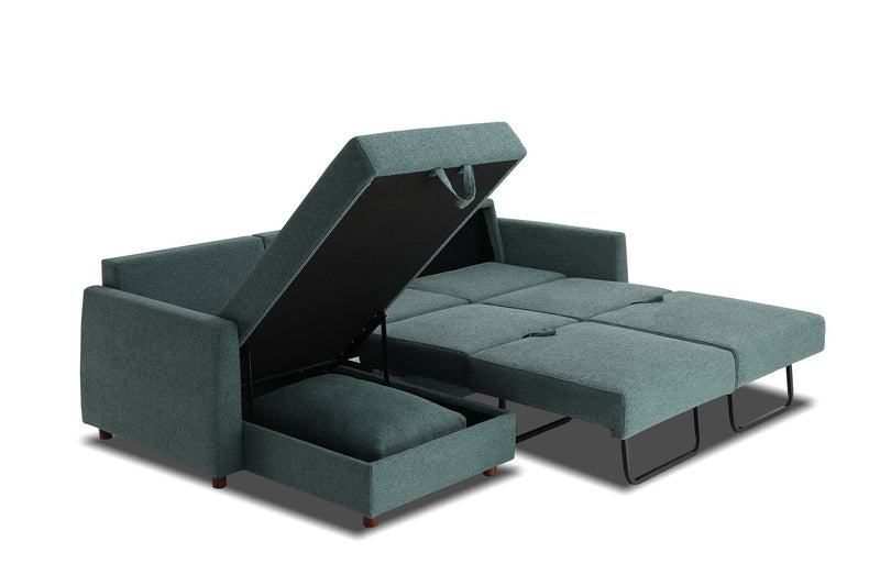 Sectional sofa with storage Sleeper sofas Spaze Furniture Functional Furniture  Queen convertible sofa bed  Futon sofa bed