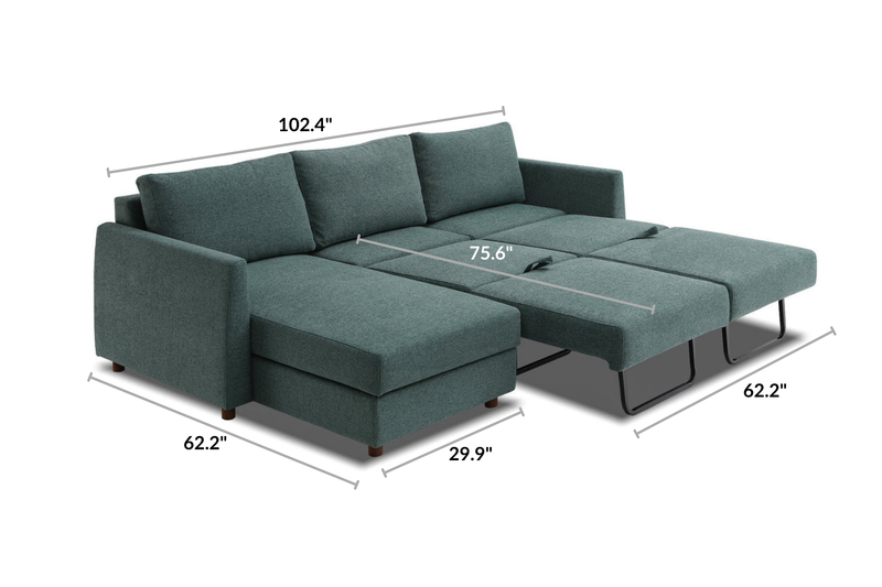 Bergen Sectional Sofa Bed With Storage