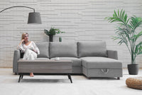 Sleeper sofas Spaze Furniture pull out bed apartment furniture Queen sleeper sofa Best sofa bed for small spaces Chaise lounge Functional Furniture  