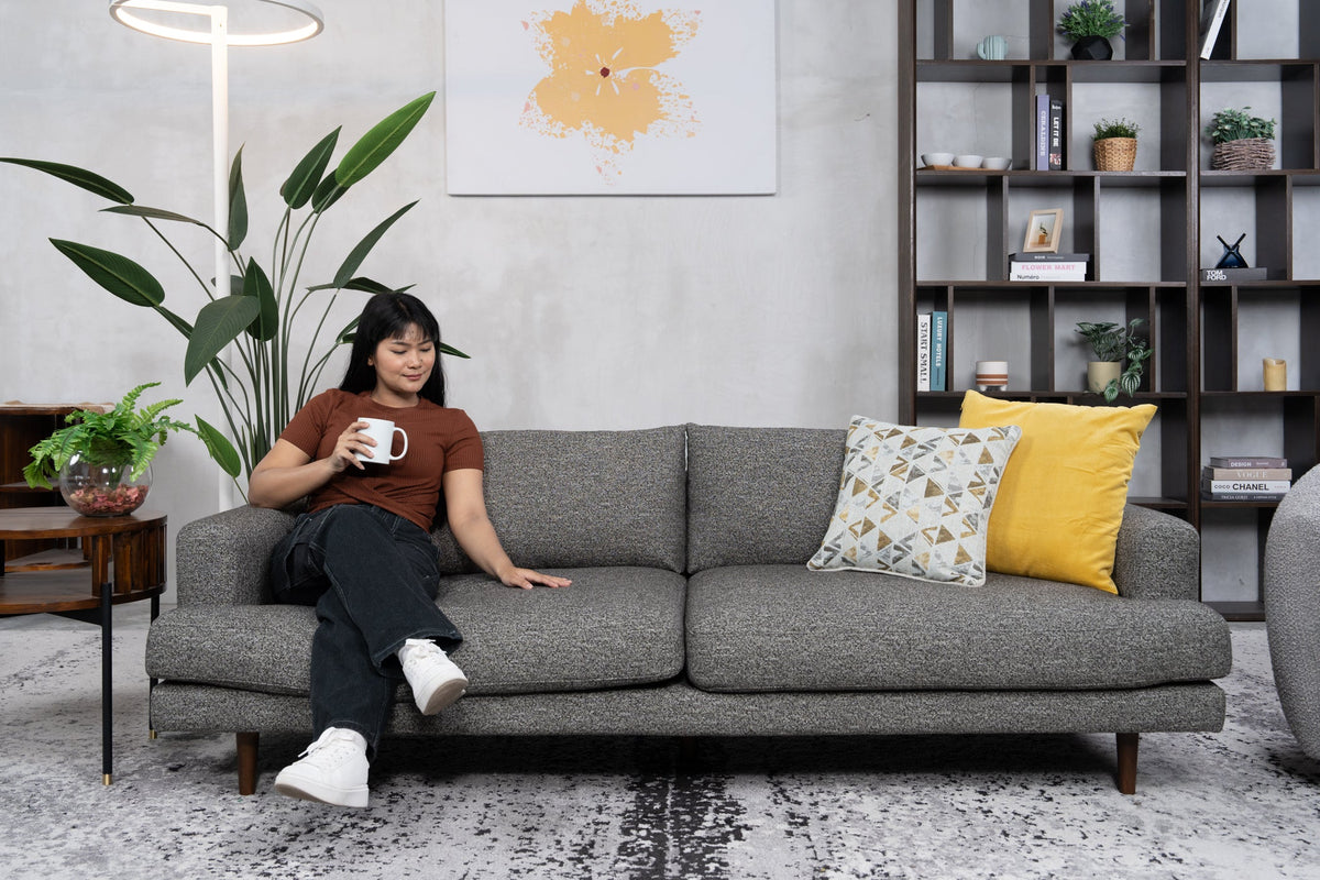 three seat sofas modern sofa best sofas best couches couch fabric sofa Livingroom  Apartment Furniture 