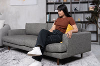 three seat sofas modern sofa best sofas best couches couch fabric sofa Livingroom  Apartment Furniture 