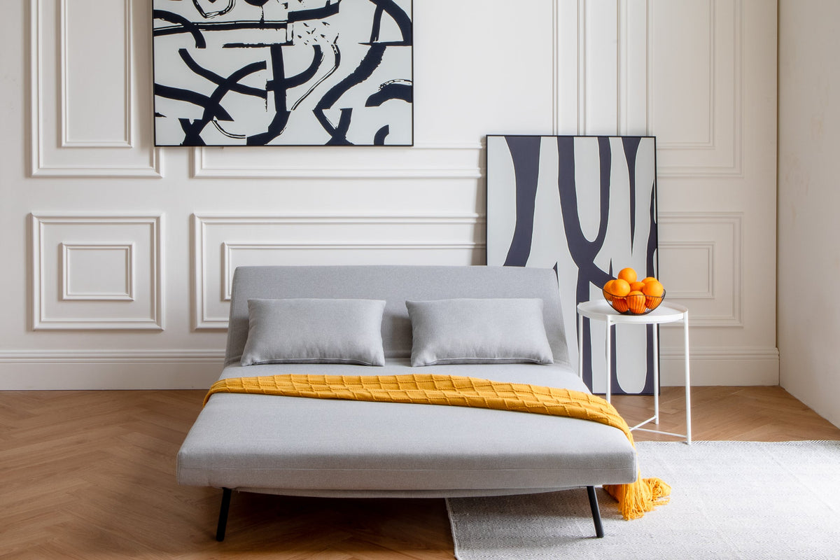 Coda Sofabed Silver Grey with Lounge position