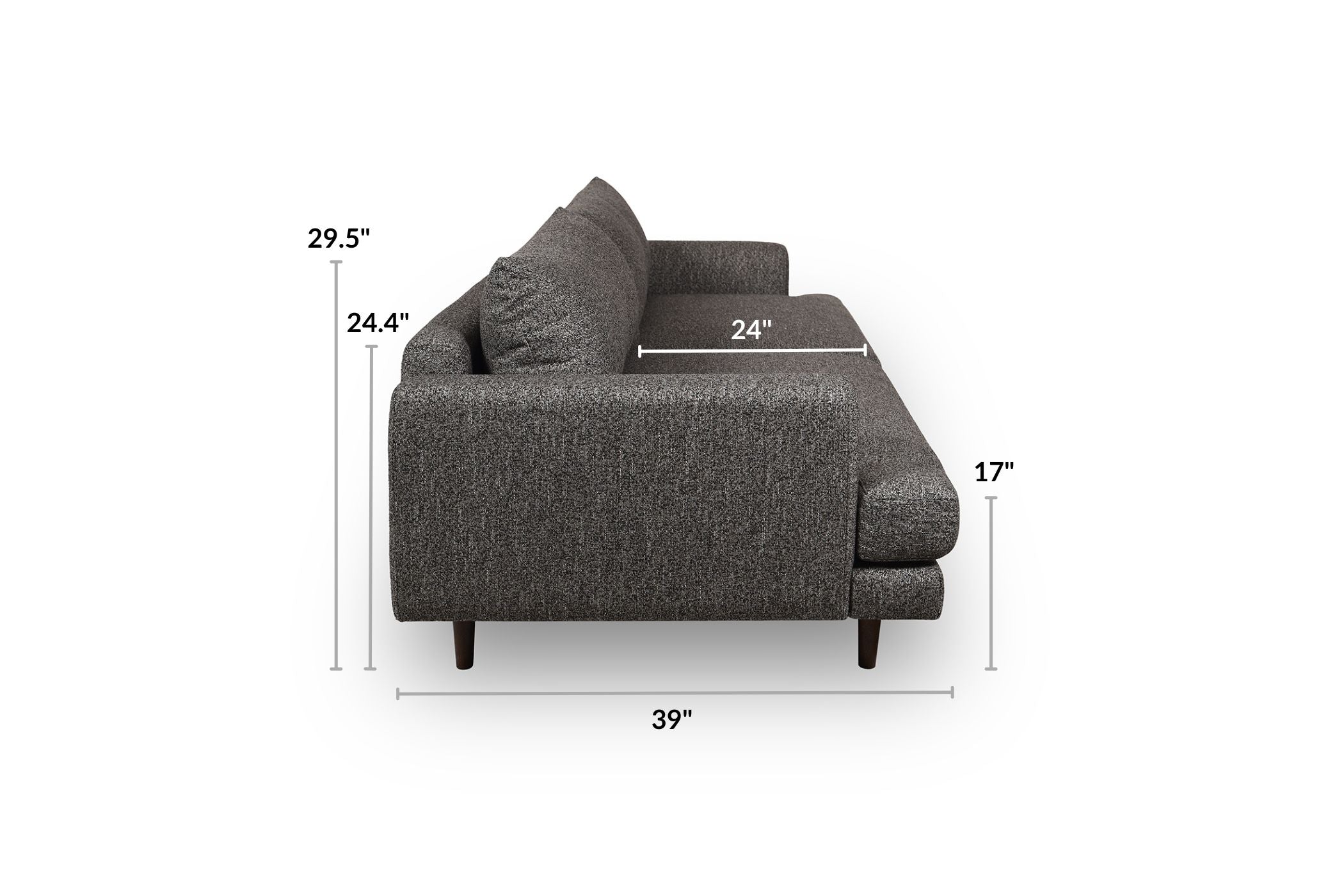 Costa: Comfortable 3 Seat Modern Living Room Sofa – Spaze