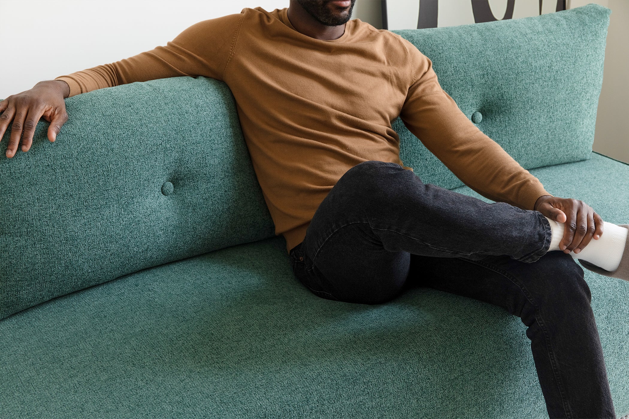 Duncan EmeraldGreen Lifestyle Model sofa bed