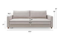 Luna 3 Seat Sofa Bed