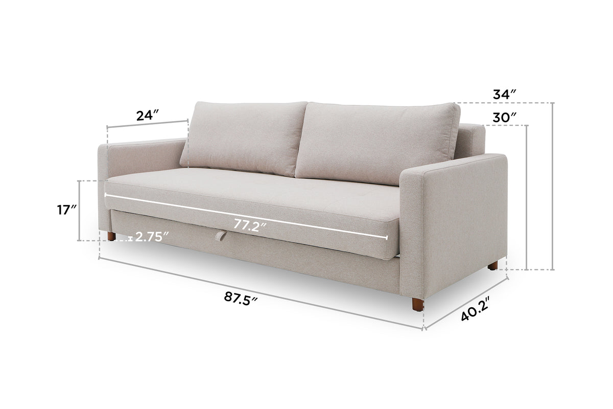 Luna 3 Seat Sofa Bed