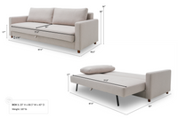 Luna 3 Seat Sofa Bed