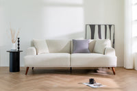 Mercury Sofa Spaze Furniture modern design comfortable wooden legs 2.5 seats Linen Like Fabric Living room furniture modern couch mid-century sofas couches 