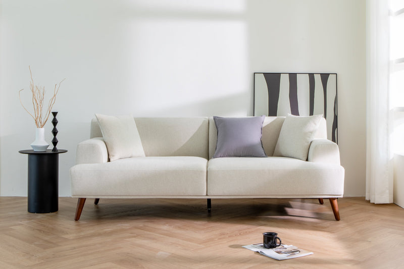 Mercury Sofa Spaze Furniture modern design comfortable wooden legs 2.5 seats Linen Like Fabric Living room furniture modern couch mid-century sofas couches 