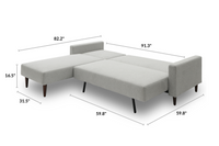Marline Reversible Sectional Sofa Bed