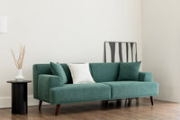Sofa modern design comfortable wooden legs 2.5 seats Emerald Green Living room furniture modern couch mid-century 