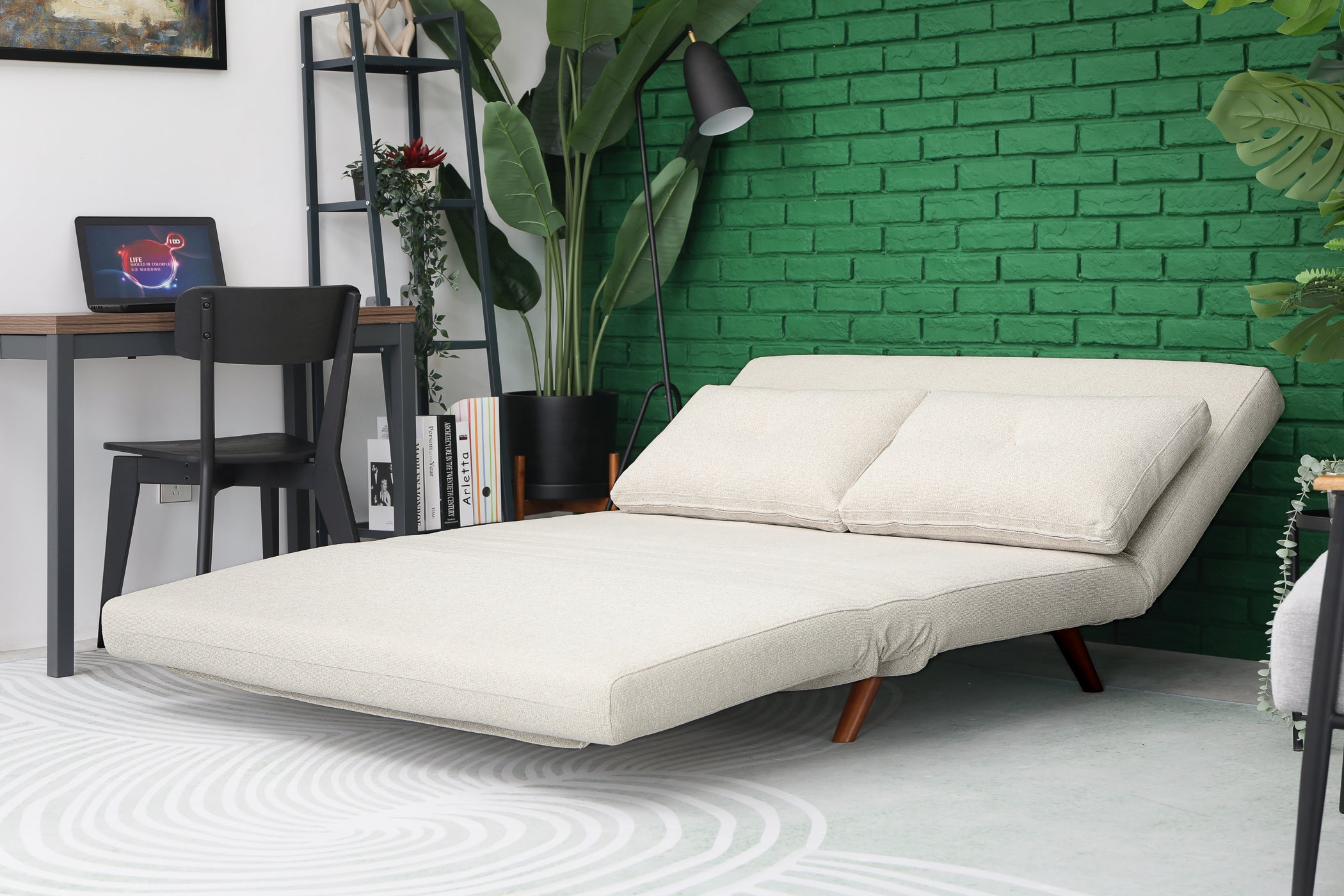 Spaze Furniture Loveseat Sofa bed Best sofa bed for small space Chaise Lounge  small spaces multi-functional