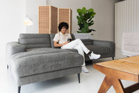 Newport Sofa sectional sofa comfortable modern design Spaze Furniture Grey best couch  best sofa chaise 