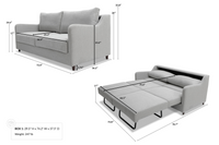 Noble 2 Seat Sofa Bed