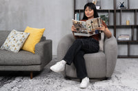 Oaks Swivel Chair Occasional Chair accent chair chairs for living room chairs wooden lounge chairs modern living chairs armchair boucle fabric swivel chair 