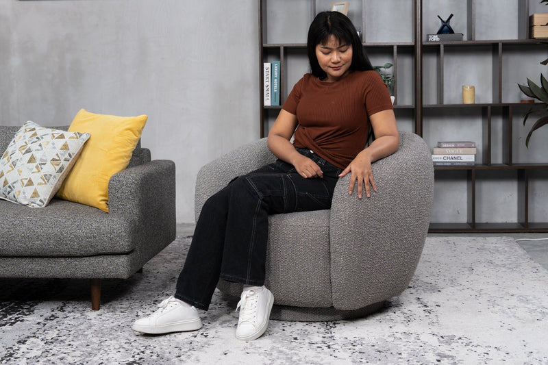 Occasional Chair accent chair chairs for living room chairs wooden lounge chairs modern living chairs armchair boucle fabric swivel chair 