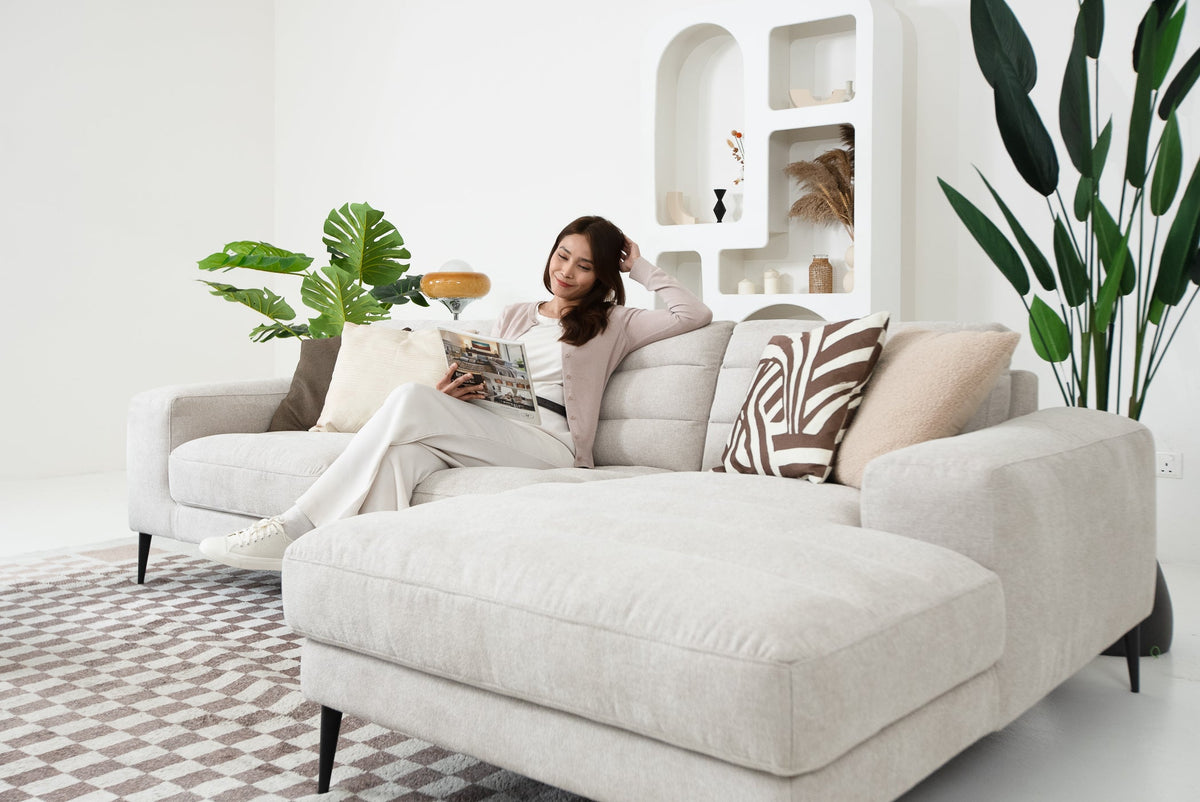 Comfortable couch sofa Modern design condo furniture sectional sofa 
