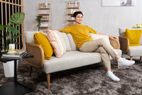 Indoor wicker furniture two seats sofas modern sofa best sofas best couches couch fabric sofas small space furniture wooden legs