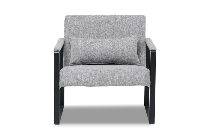 Tessa Armchair Steel Grey Occasional Chair Office Chairs modern comfortable small spaces